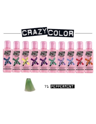 CRAZY COLOR 71 PEPPERMINT ML.100