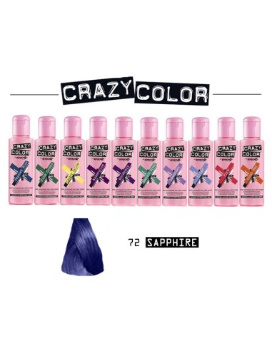 CRAZY COLOR 72 SAPPHIRE ML.100